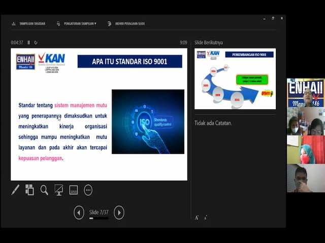 Materi pelatihan enhaii iso 9001 maret 2021